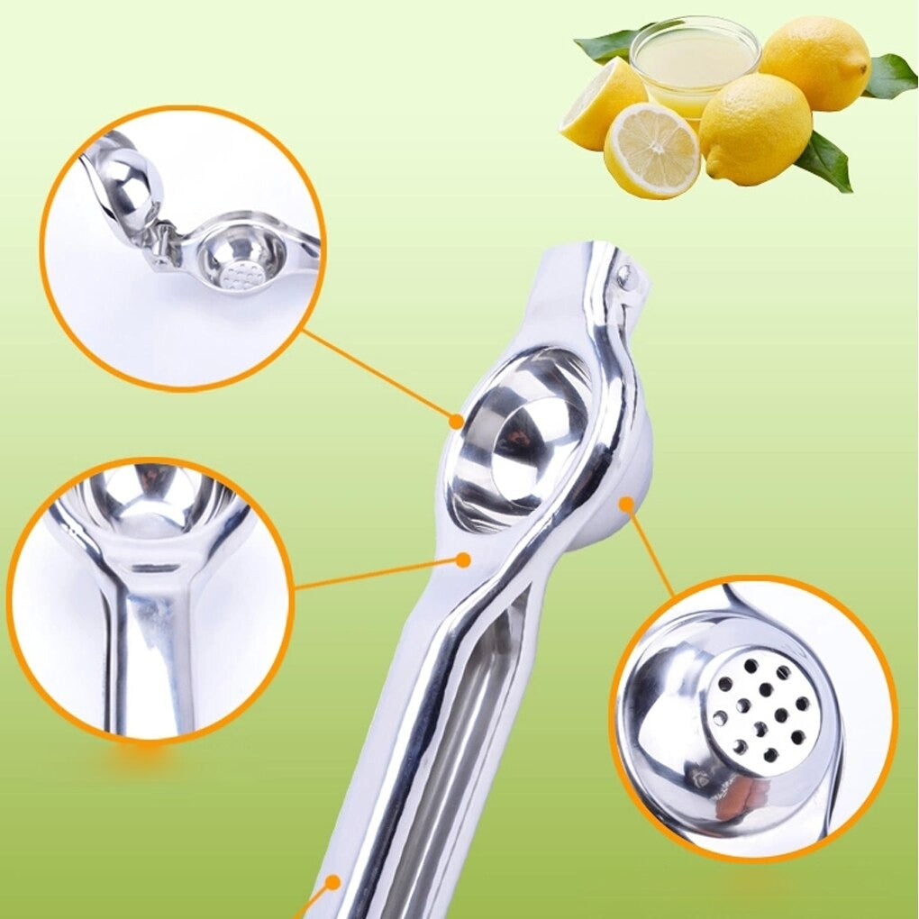 Stainless Steel Hand Press Lemon Squeezer Lime Juicer Citrus Kitchen Food Processor