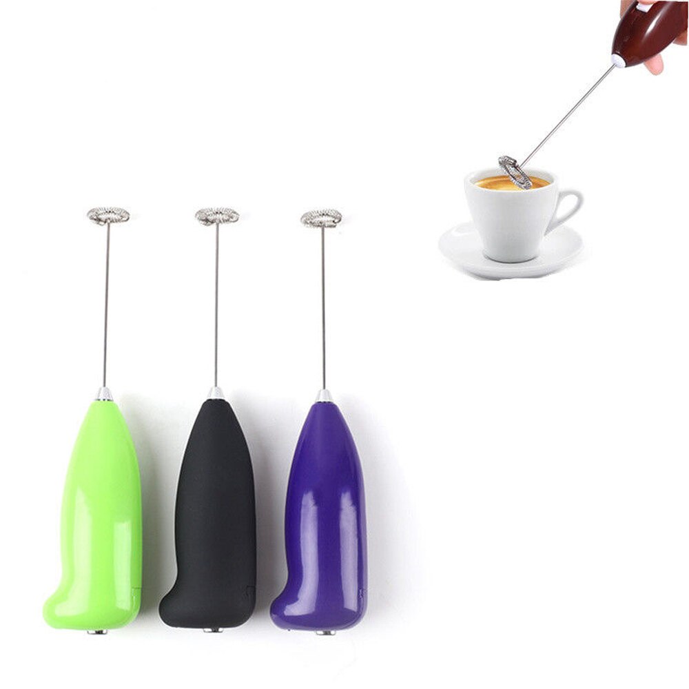 Stainless Steel Automatic Hand Held Electric Mixer Frother Mini Stirrer
