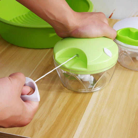 Title: Kitchen Onion Vegetable Chopper Hand Speedy Chopper Fruit Shredder Slicer