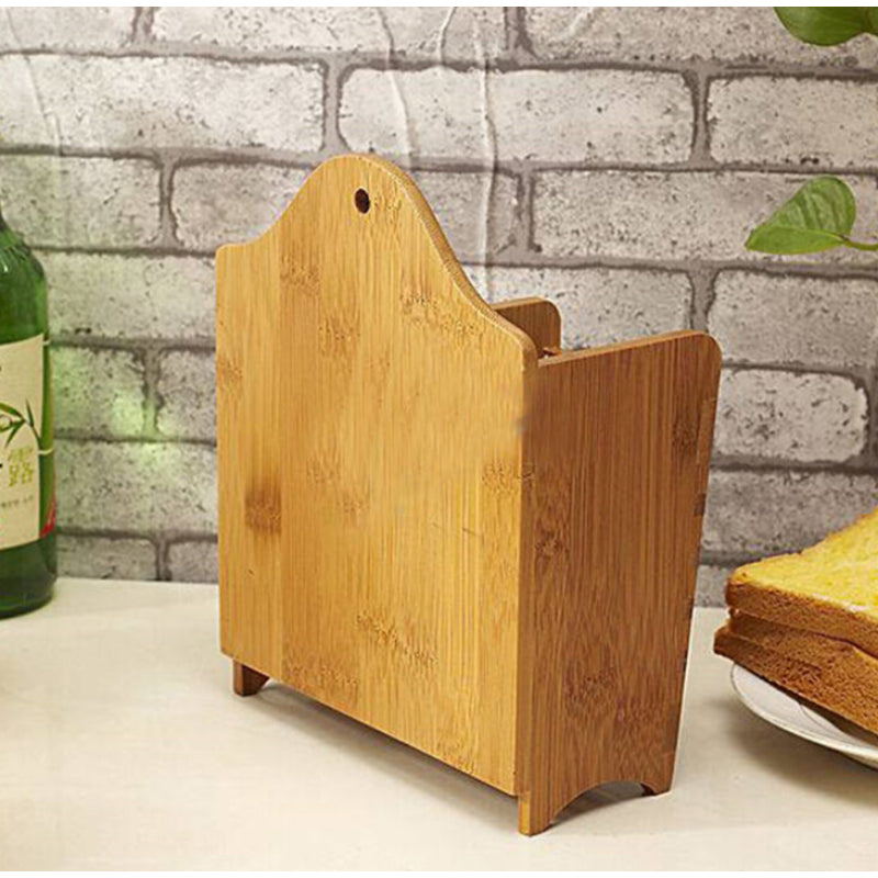 :  Kitchen Wooden Mini Spoon Holder And Bamboo Chopstick Basket