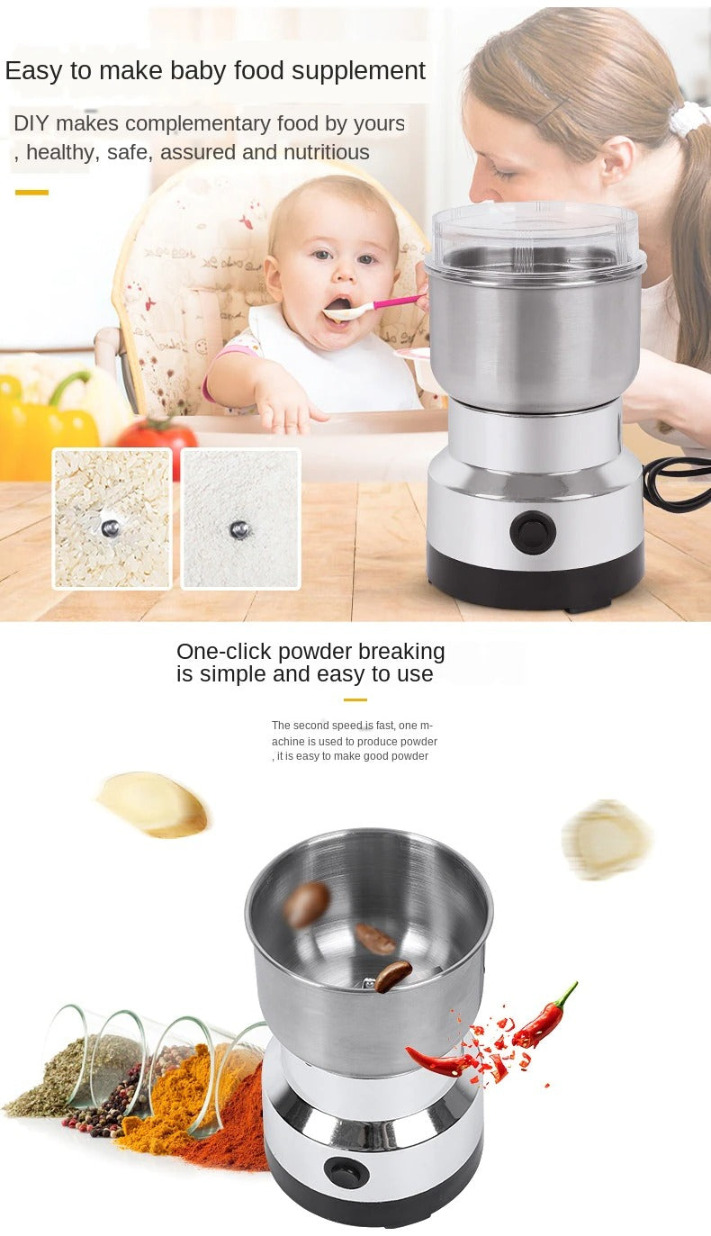 NIMA Electric Stainless Steel Spice Coffee Grain Herb Grinder Crusher Machine